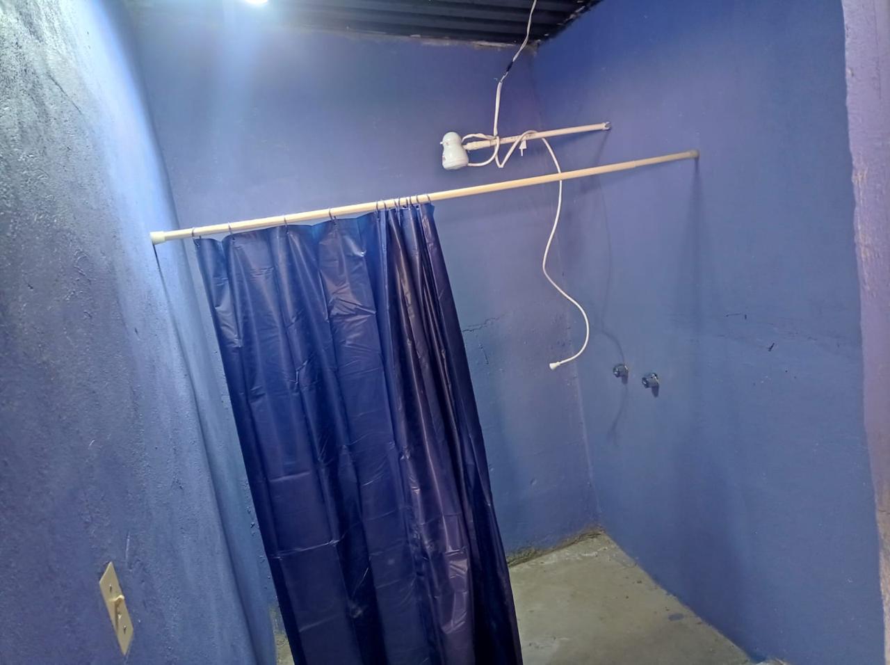 Garden with large trees in Samalyuca